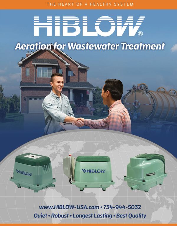 Hiblow USA Wastewater Brochure Cover Page