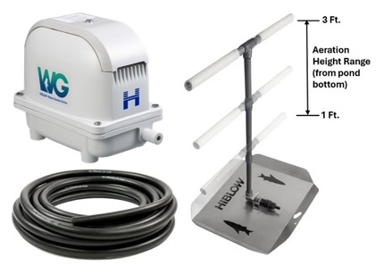 WG-4 Pond Aeration Package - Up to 1/2 acre - Max Depth: 9'