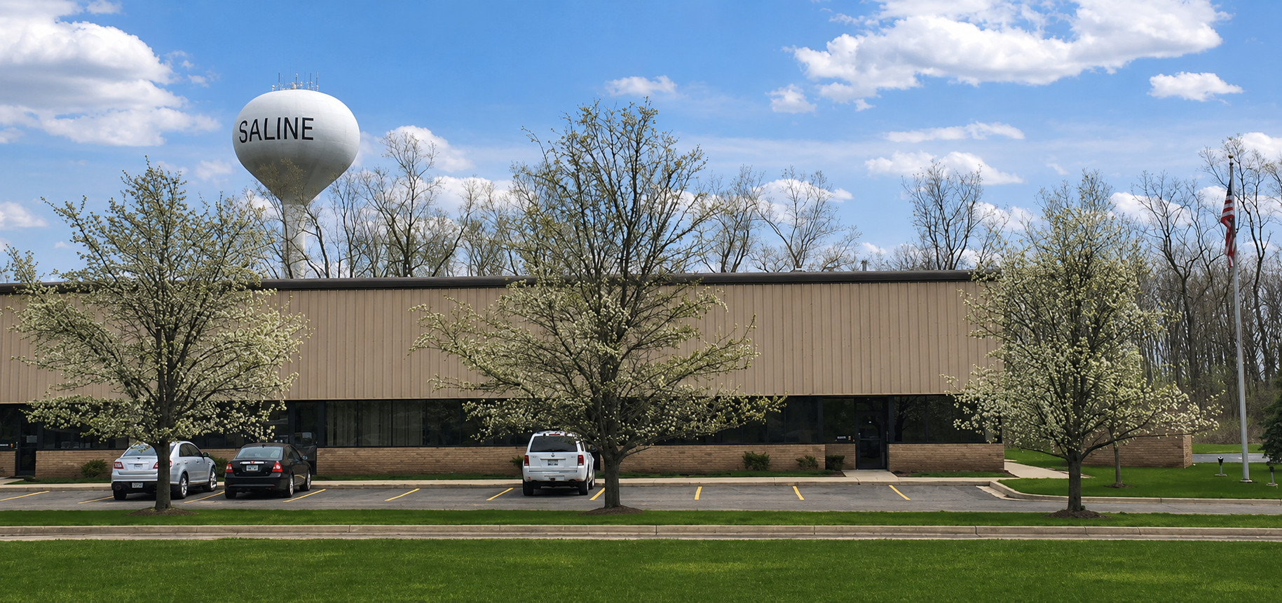 Hiblow Building with SALINE water tower in the background
